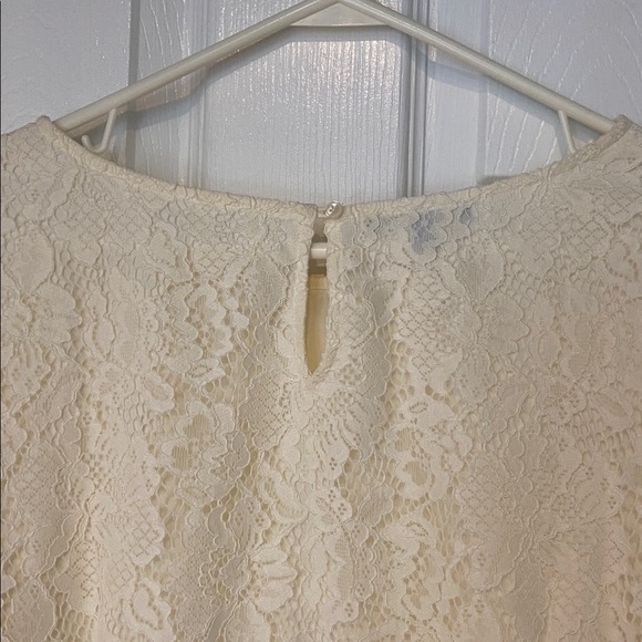 Talbots Ivory Lace Blouse - Picture 6 of 9